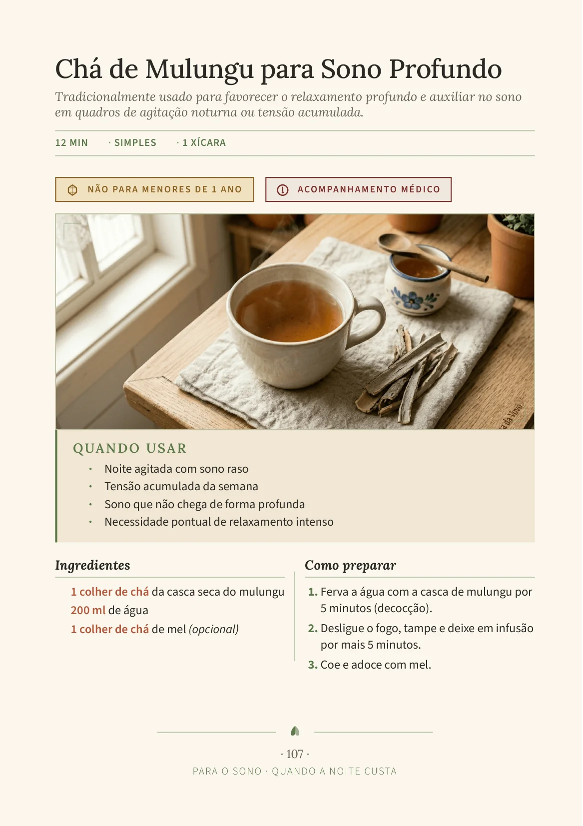 Página real do livro, receita 8